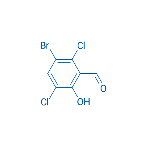 3-Bromo-2,5-dichloro-6-hydroxybenzaldehyde 1g