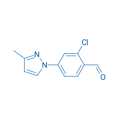 2-Chloro-4-(3-methyl-1H-pyrazol-1-yl)benzaldehyde 1g