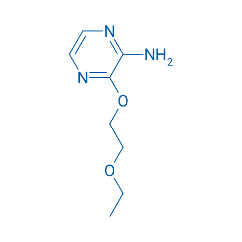 3-(2-Ethoxyethoxy)pyrazin-2-amine 100mg