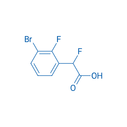2-(3-Bromo-2-fluorophenyl)-2-fluoroacetic acid 1g
