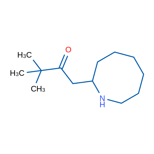 1-(Azocan-2-yl)-3,3-dimethylbutan-2-one 1g