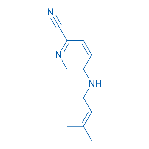 5-[(3-Methylbut-2-en-1-yl)amino]pyridine-2-carbonitrile 1g