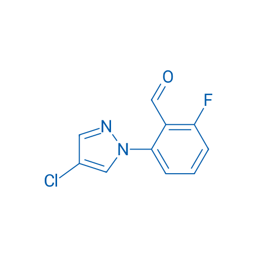 2-(4-Chloro-1H-pyrazol-1-yl)-6-fluorobenzaldehyde 5g