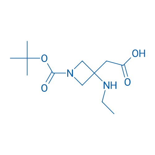 2-{1-[(tert-butoxy)carbonyl]-3-(ethylamino)azetidin-3-yl}acetic acid 5g