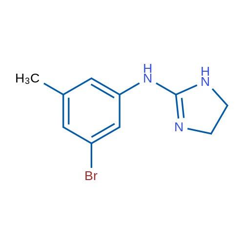 N-(3-Bromo-5-methylphenyl)-4,5-dihydro-1H-imidazol-2-amine 5g
