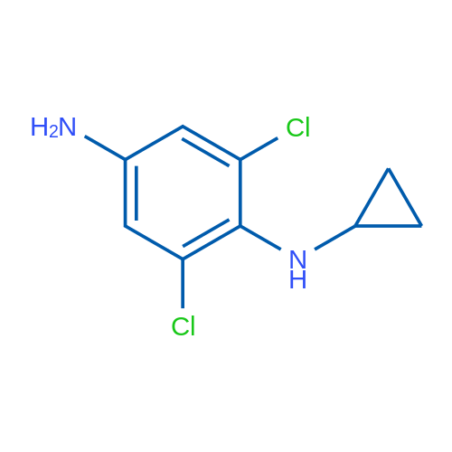 2,6-Dichloro-N1-cyclopropylbenzene-1,4-diamine 1g