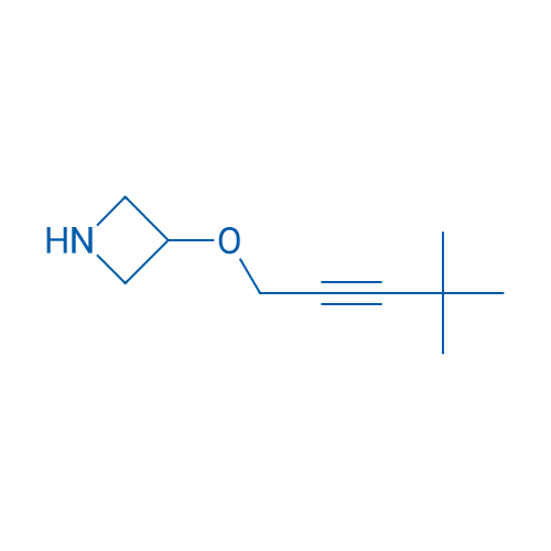 3-[(4,4-Dimethylpent-2-yn-1-yl)oxy]azetidine 1g