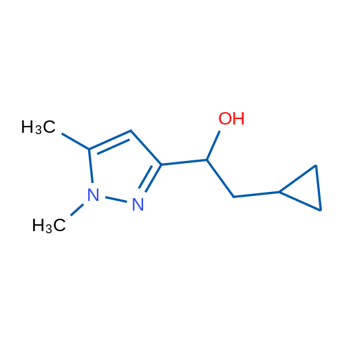 2-Cyclopropyl-1-(1,5-dimethyl-1H-pyrazol-3-yl)ethan-1-ol 1g