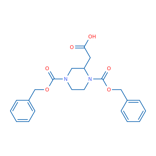 2-(1,4-Bis((benzyloxy)carbonyl)piperazin-2-yl)acetic acid 1g