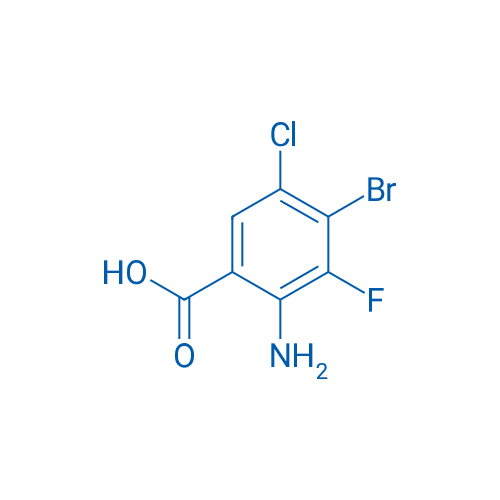 2-Amino-4-bromo-5-chloro-3-fluorobenzoic acid 100mg