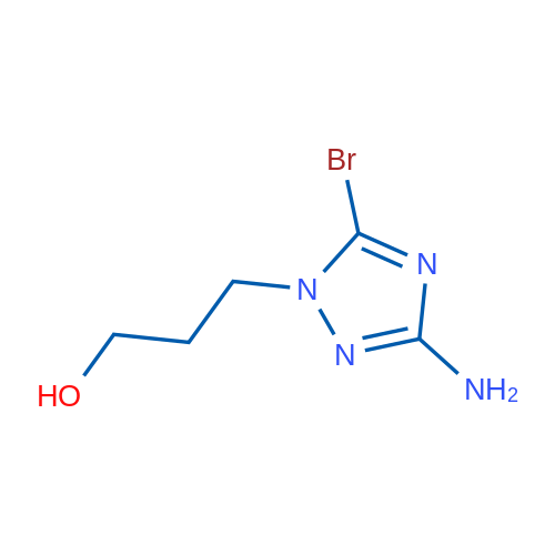 3-(3-Amino-5-bromo-1H-1,2,4-triazol-1-yl)propan-1-ol 1g