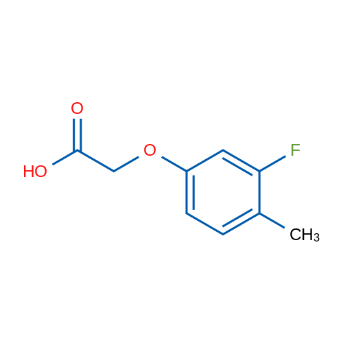 2-(3-Fluoro-4-methylphenoxy)acetic acid 5g