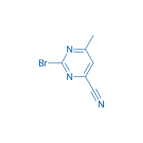 2-Bromo-6-methylpyrimidine-4-carbonitrile 1g
