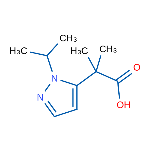 2-Methyl-2-[1-(propan-2-yl)-1H-pyrazol-5-yl]propanoic acid 1g