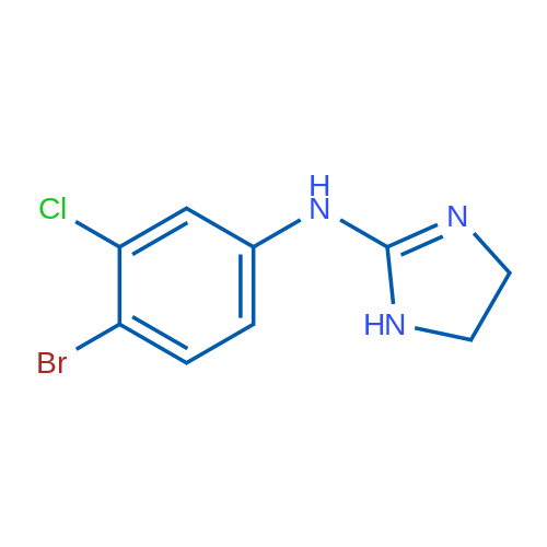 N-(4-Bromo-3-chlorophenyl)-4,5-dihydro-1H-imidazol-2-amine 1g