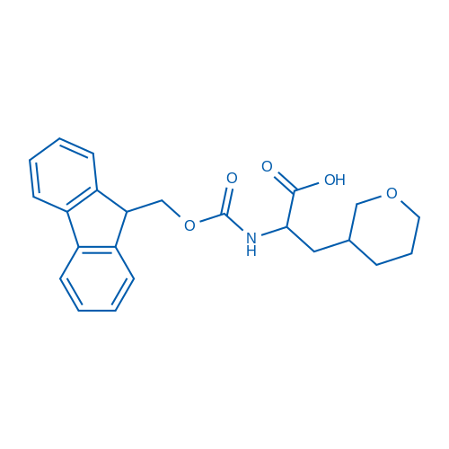 2-((((9H-Fluoren-9-yl)methoxy)carbonyl)amino)-3-(tetrahydro-2H-pyran-3-yl)propanoic acid 250mg