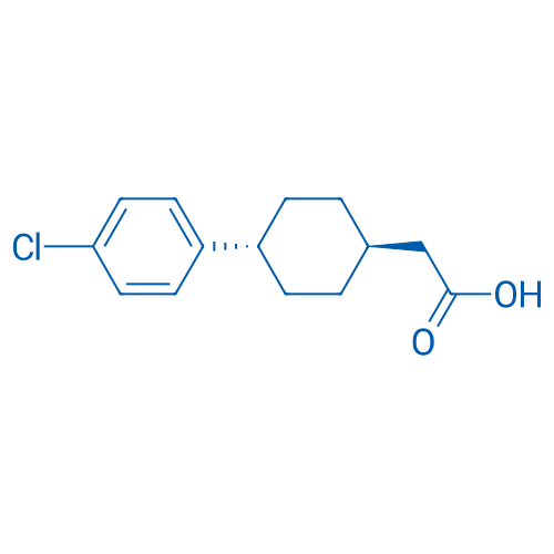 2-(trans-4-(4-Chlorophenyl)cyclohexyl)acetic acid 100mg