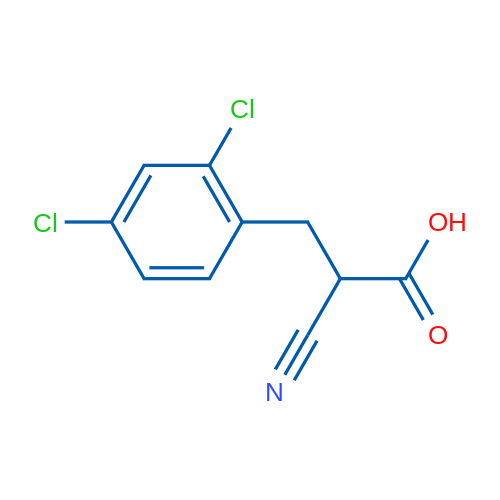 2-Cyano-3-(2,4-dichlorophenyl)propanoic acid 1g