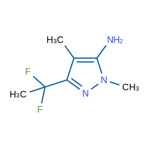 3-(1,1-Difluoroethyl)-1,4-dimethyl-1H-pyrazol-5-amine 1g