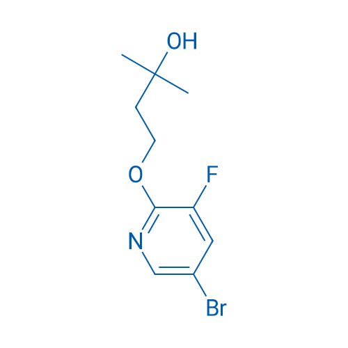 4-((5-Bromo-3-fluoropyridin-2-yl)oxy)-2-methylbutan-2-ol 100mg