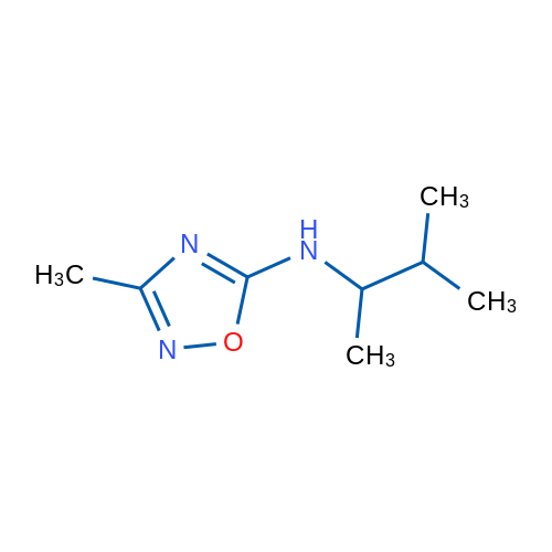 3-Methyl-N-(3-methylbutan-2-yl)-1,2,4-oxadiazol-5-amine 1g
