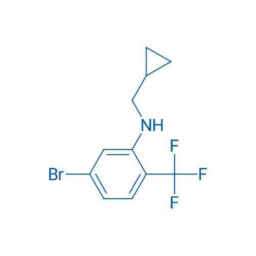 5-Bromo-N-(cyclopropylmethyl)-2-(trifluoromethyl)aniline 250mg