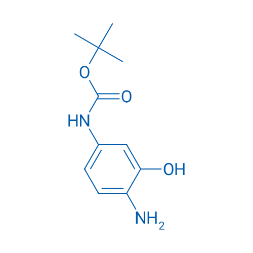 tert-Butyl N-(4-amino-3-hydroxyphenyl)carbamate 250mg