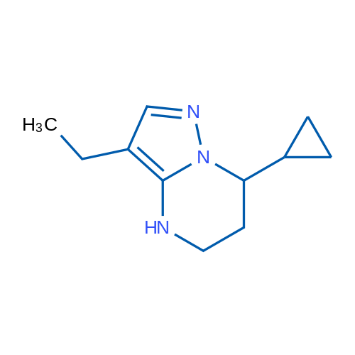 7-Cyclopropyl-3-ethyl-4H,5H,6H,7H-pyrazolo[1,5-a]pyrimidine 1g