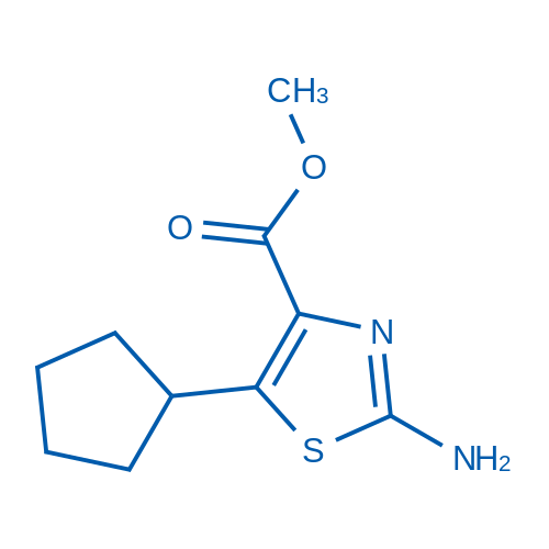 Methyl 2-amino-5-cyclopentyl-1,3-thiazole-4-carboxylate 1g