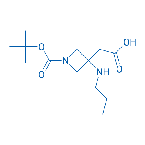 2-{1-[(tert-butoxy)carbonyl]-3-(propylamino)azetidin-3-yl}acetic acid 250mg