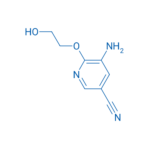 5-Amino-6-(2-hydroxyethoxy)pyridine-3-carbonitrile 1g
