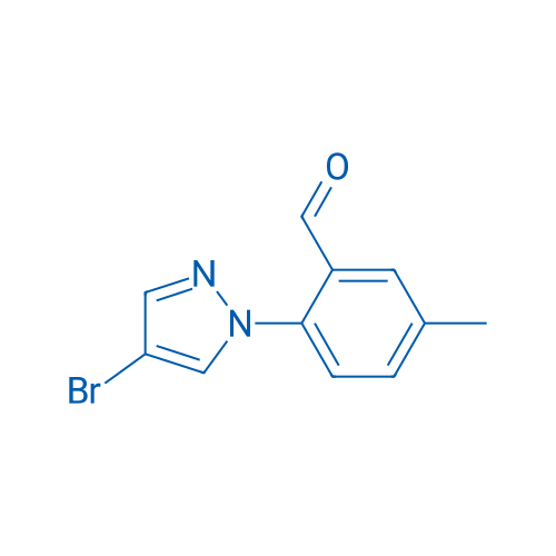 2-(4-Bromo-1H-pyrazol-1-yl)-5-methylbenzaldehyde 5g