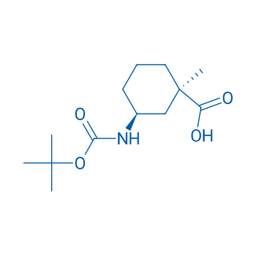 (1S,3S)-Rel-3-(tert-butoxycarbonylamino)-1-methyl-cyclohexanecarboxylic acid 1g