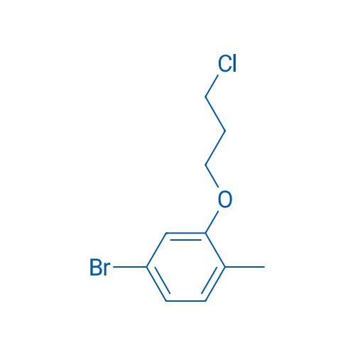 4-bromo-2-(3-chloropropoxy)-1-methylbenzene 250mg
