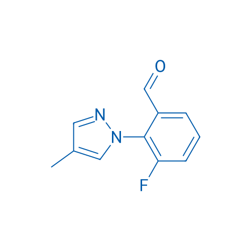 3-Fluoro-2-(4-methyl-1H-pyrazol-1-yl)benzaldehyde 1g