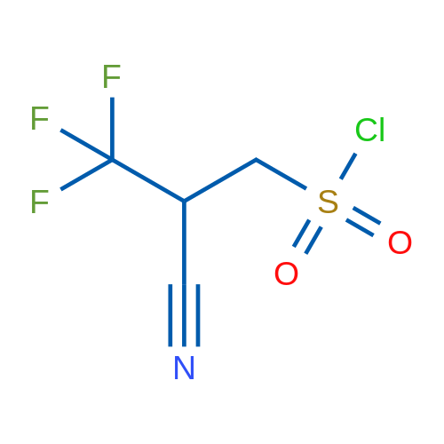 2-Cyano-3,3,3-trifluoropropane-1-sulfonyl chloride 1g