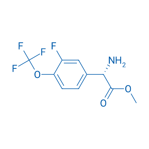 (S)-Methyl 2-amino-2-(3-fluoro-4-(trifluoromethoxy)phenyl)acetate 100mg