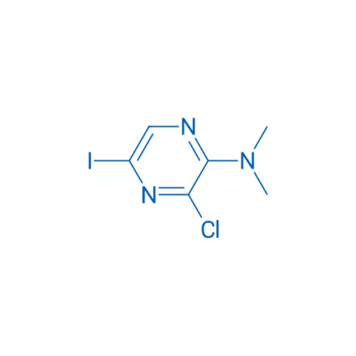 3-chloro-5-iodo-N,N-dimethylpyrazin-2-amine 250mg