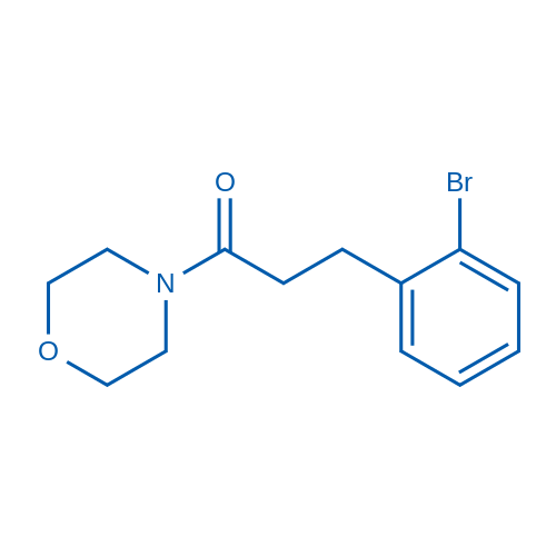 3-(2-bromophenyl)-1-morpholinopropan-1-one 250mg