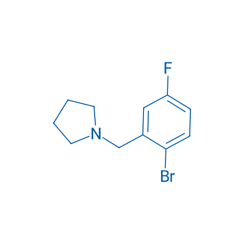 1-(2-bromo-5-fluorobenzyl)pyrrolidine 1g