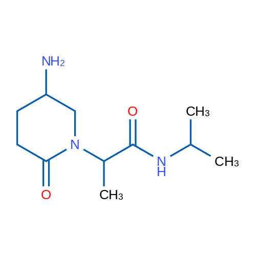 2-(5-Amino-2-oxopiperidin-1-yl)-N-isopropylpropanamide 1g