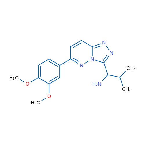 1-(6-(3,4-Dimethoxyphenyl)-[1,2,4]triazolo[4,3-b]pyridazin-3-yl)-2-methylpropan-1-amine 1g