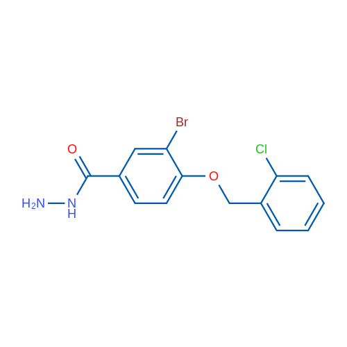 3-Bromo-4-((2-chlorobenzyl)oxy)benzohydrazide 1g