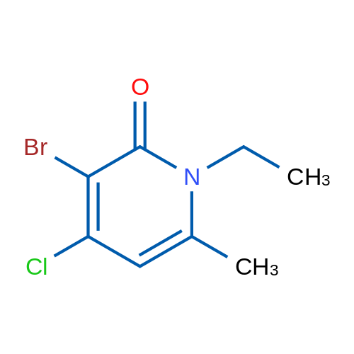 3-Bromo-4-chloro-1-ethyl-6-methylpyridin-2(1H)-one 1g