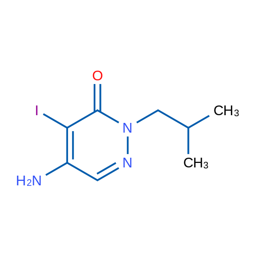 5-Amino-4-iodo-2-isobutylpyridazin-3(2H)-one 1g
