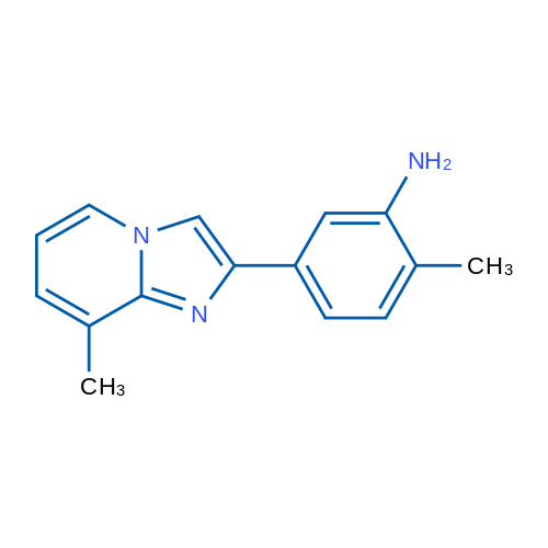 2-Methyl-5-(8-methylimidazo[1,2-a]pyridin-2-yl)aniline 1g