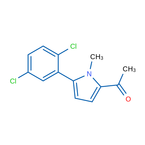 1-(5-(2,5-Dichlorophenyl)-1-methyl-1H-pyrrol-2-yl)ethanone 1g