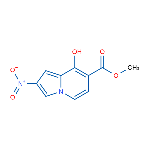 Methyl 8-hydroxy-2-nitroindolizine-7-carboxylate 1g