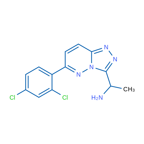 1-(6-(2,4-Dichlorophenyl)-[1,2,4]triazolo[4,3-b]pyridazin-3-yl)ethanamine 1g