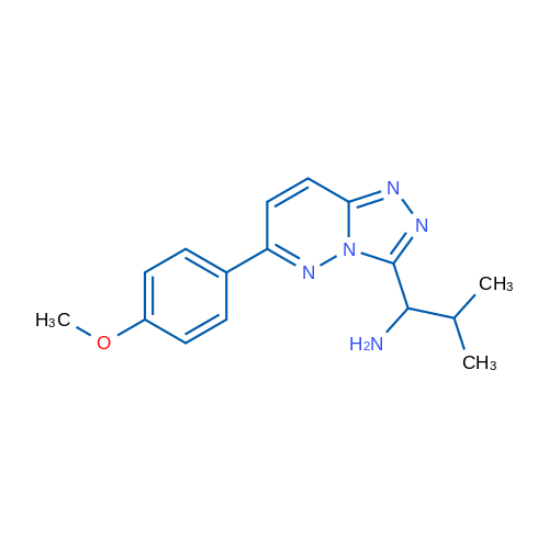 1-(6-(4-Methoxyphenyl)-[1,2,4]triazolo[4,3-b]pyridazin-3-yl)-2-methylpropan-1-amine 1g